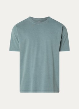 Levi's Heren T-shirt met ronde hals in de kleur Olijfgroen