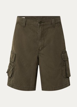 Levi's Heren Straight fit korte broek met steekzakken in de kleur Bronsgroen