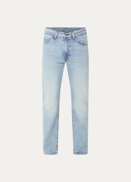 Levi's Heren 518 slim fit jeans met lichte wassing in de kleur Indigo
