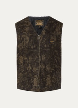 Levi's Heren Bodywarmer met steekzakken in de kleur Bronsgroen