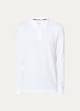 Levi's Heren Regular fit polo met logoborduring in de kleur Gebroken wit