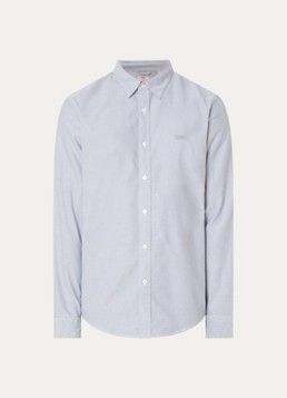 Levi's Heren Regular fit overhemd met logo in de kleur Lichtgrijs