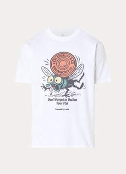 Levi's Heren Vintage T-shirt met print in de kleur Wit