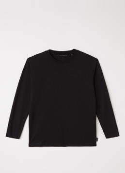 Airforce Jongens Longsleeve met logo in de kleur Zwart, maat: 164