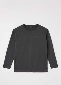 Airforce Jongens Longsleeve met logo in de kleur Antraciet, maat: 164