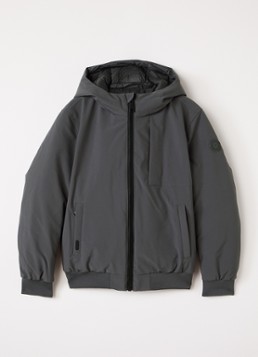 Airforce Jongens Reversible puffer jack in de kleur Donkergrijs, maat: 176