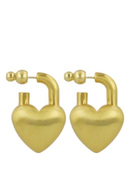 LOTT. Gioielli Dames Amour oorstekers verguld in de kleur Goud, maat: M