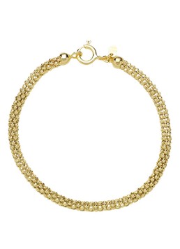 LOTT. Gioielli Dames Snake armband verguld in de kleur Goud, maat: OS
