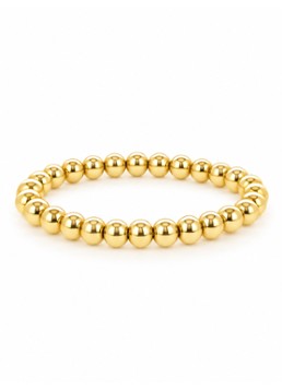 LOTT. Gioielli Dames Chuncky Balls armband verguld in de kleur Goud, maat: M