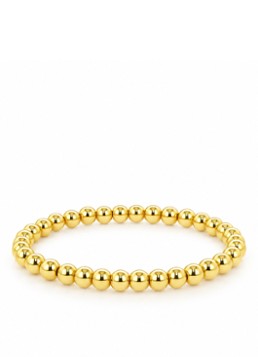 LOTT. Gioielli Dames Chuncky Balls armband verguld in de kleur Goud, maat: S