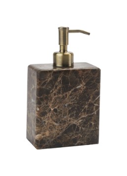 Aquanova Hammam zeepdispenser van marmer Donkerbruin - Deal