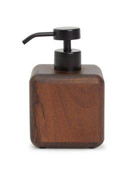 Aquanova Ebony zeepdispenser van hout Donkerbruin - Deal