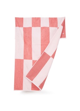 De Bijenkorf Home Strandlaken van katoen - 400 gr/m2 - 100 x 180 cm Roze - Deal