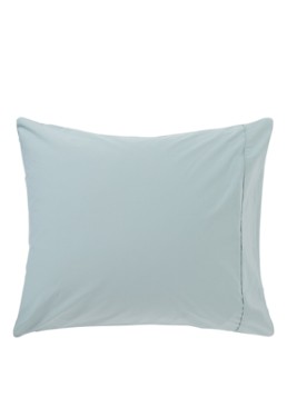 De Bijenkorf Home kussensloop van katoen 200TC in 2-pack Lichtblauw - Deal