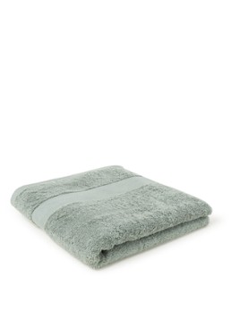 De Bijenkorf Home Softness badhanddoek - 600 gr/m2 - 60 x 110 cm Zeegroen - Deal