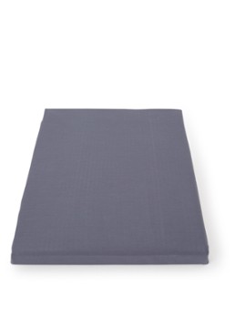 De Bijenkorf Home Hoeslaken van katoensatijn 300TC, hoekhoogte 30 cm Donkerblauw - Deal