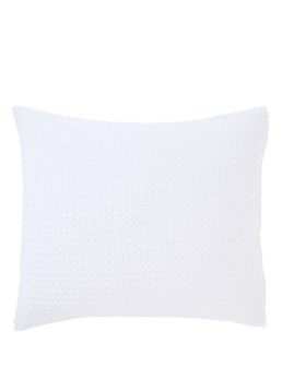 De Bijenkorf Home Seersucker kussensloop van katoen 2-pack Wit - Deal