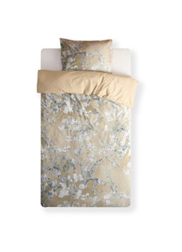 Van Gogh Museum Fleur de Velours dekbedovertrekset van velours - inclusief kussenslopen Goud - Deal
