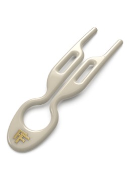 Fiona Franchimon Dames Nº 1 Hairpin - haarpin set van 3 in de kleur Cream White, maat: 10x7,5x2