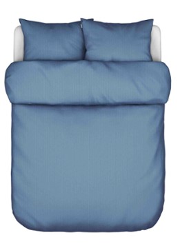 Marc O'Polo Senja dekbedovertrek van katoen renforce 144TC - inclusief kussensloop Blauw - Deal
