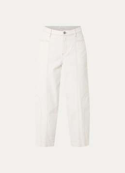 Alchemist Dames Alchemist Summer mid waist balloon fit jeans met gekleurde wassing in de kleur Creme