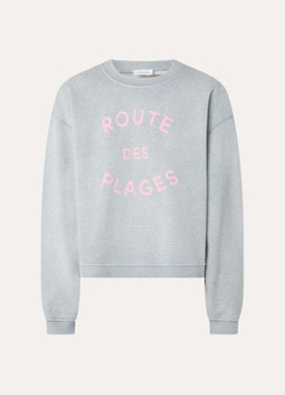 Alchemist Dames Isla sweater met print in de kleur Grijsmele