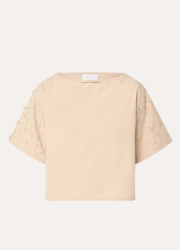Alchemist Dames Lotus tuniek met broderie in de kleur Beige