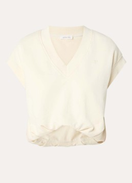 Alchemist Dames Ola sweater met V-hals en logoborduring in de kleur Ivoor