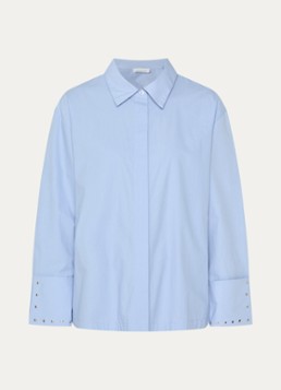 Alchemist Dames Isabel blouse met studs in de kleur Blauwgrijs