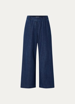 Alchemist Dames Moonflower high waist loose fit broek met steekzakken in de kleur Indigo
