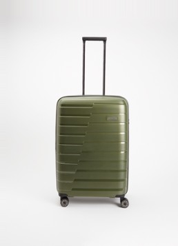 Travelite koffer Air Base M vergrootbare spinner 67 cm Bronsgroen - Deal