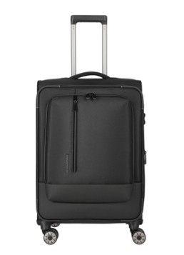 Travelite koffer Crosslite 5.0 M vergrootbare spinner 66 cm Zwart - Deal