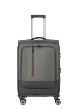 Travelite koffer Crosslite 5.0 M vergrootbare spinner 66 cm Olijfgroen - Deal