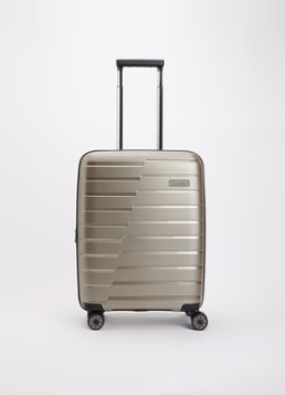 Travelite koffer Air Base S vergrootbare spinner 55 cm Donkerbeige - Deal