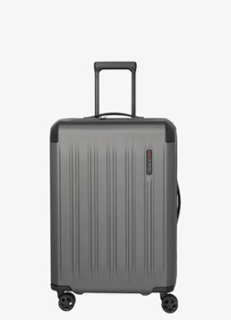 Travelite koffer Dynamiic M vergrootbare spinner 66 cm Grijs - Deal