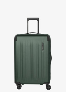 Travelite koffer Dynamiic M vergrootbare spinner 66 cm Groen - Deal