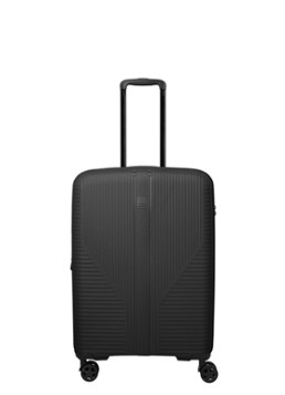 Travelite koffer Air Stripe vergrootbare spinner 66 cm Zwart - Deal