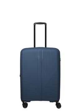 Travelite koffer Air Stripe vergrootbare spinner 66 cm Donkerblauw - Deal