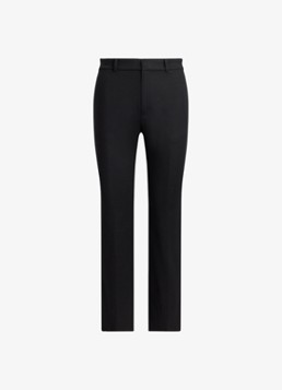 Ralph Lauren Dames High waist slim fit pantalon met steekzakken in de kleur Zwart
