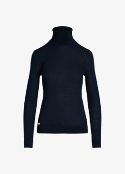 Ralph Lauren Dames Fijngebreide trui met col in de kleur Lauren Navy / Blauw
