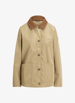 Ralph Lauren Dames Jack met opstikzakken en waterafstotende coating in de kleur Birch Tan / Beige
