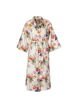 Essenza Dames Ilona Florea kimono met bloemenprint in de kleur Multicolor, maat: XS