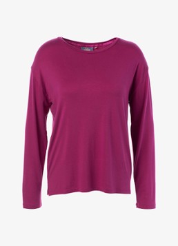 Essenza Dames Denna loungetop met lange mouw in de kleur Roze, maat: S