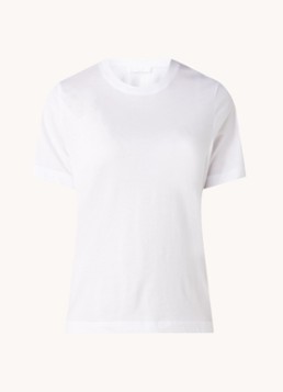 BOSS Dames sa T-shirt met ronde hals in de kleur Wit