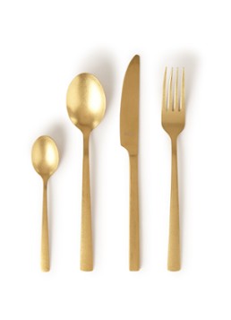 Amefa Manille Vintage bestekset 16-delig Goud - Deal