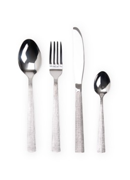 Amefa Linen bestekset 24-delig Zilver - Deal