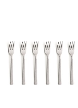 Amefa Jewel gebaksvork set van 6 Zilver - Deal
