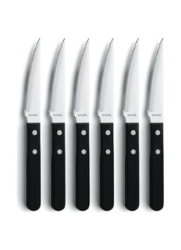 Amefa Steak messenset 6-delig Zwart - Deal