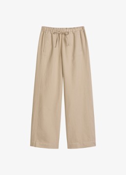 Marc O'Polo Dames Loose fit broek in lyocell blend in de kleur Beige