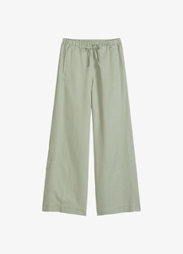 Marc O'Polo Dames Loose fit joggingsbroek in lyocell blend in de kleur Lindegroen